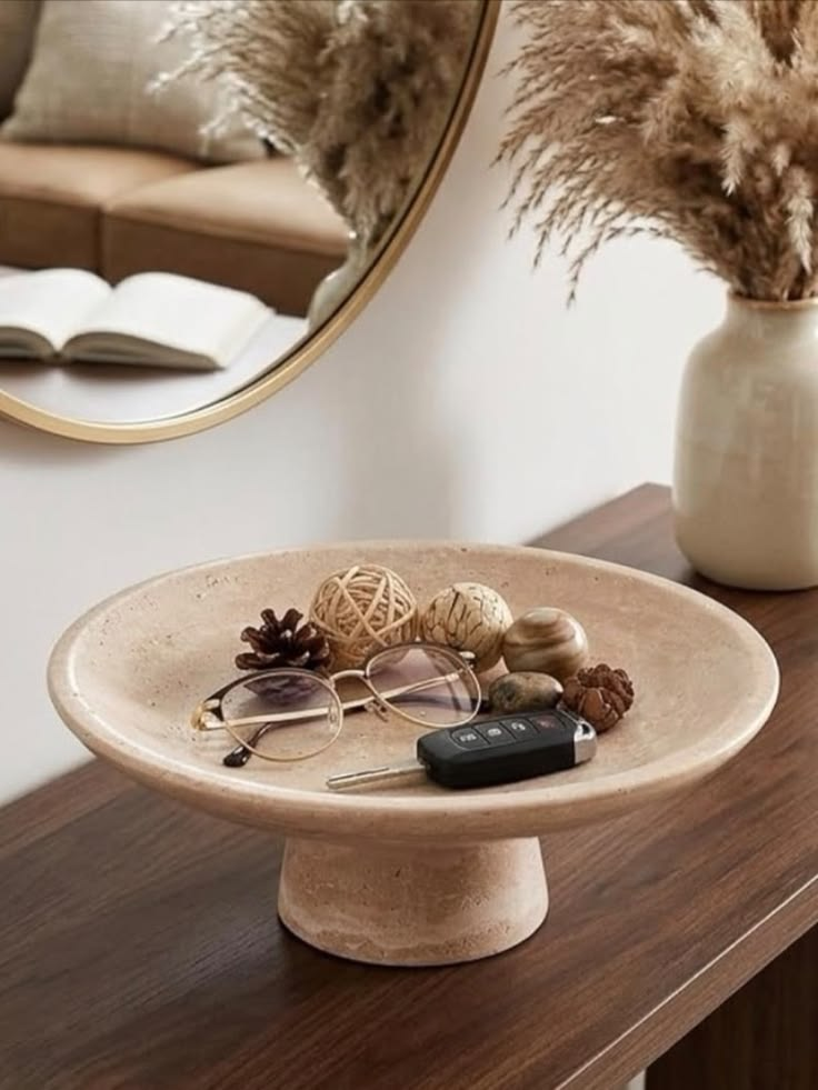 Sol — objets décoratifs en travertin